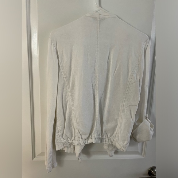 Supplies slight white, lightweight linen blazer - Picture 3 of 5